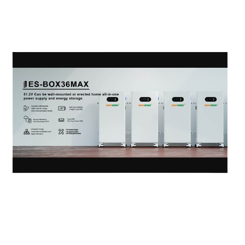 باتری 5kW لیتیومی 100 آمپر ساعت 51.2 ولت برند Genix Green مدل ES-BOX42 توان